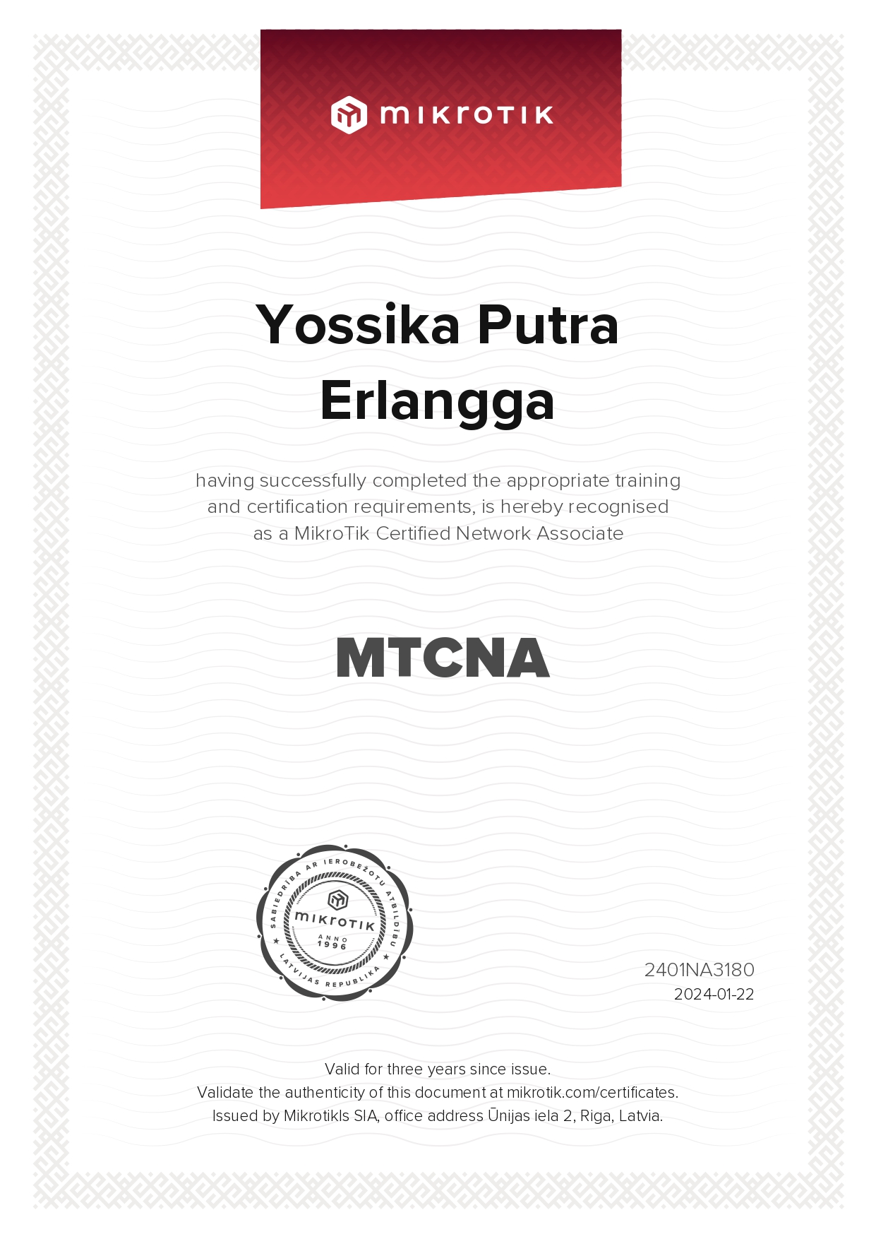 MTCNA